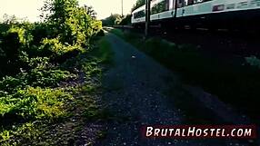 Hentai monster anal ravages stupid promiscuous tourists in wild bondage scene