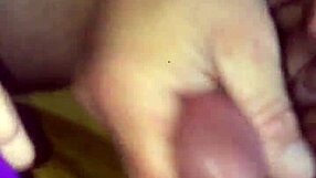 Cumshot happiness with horny wife and monster cock