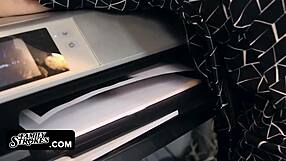 Bambi Brooks Rides Her Stepdad's Big Cock On Top