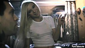 blonde petite stepsister gets banged by her stepbrother