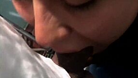 Pete Delivers Quick Sloppy Blowjob To Brunette Argentine