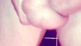 Gay man masturbates and cums in the bathroom with spanking