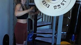 Workout session turns into intense doggystyle pounding