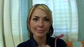 Hey, check this sexy young 18+ skinny blonde in her first wild fuck scene ever! She's totally unstoppable.