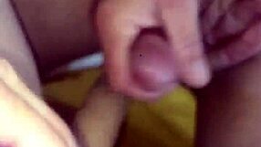 Cumshot happiness with horny wife and monster cock