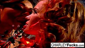 Charley Chase Teases Her Brunette Girlfriend with Oral and Ass Play