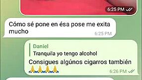 latina teen gets wild in web chat