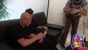 Big Tits Hotties Take On Monster Cocks With Tattoos And Glasses!