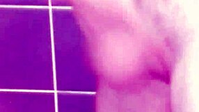 Gay man masturbates and cums in the bathroom with spanking