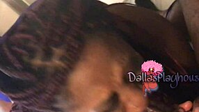 Dallas Bends Over for Monster Cock Doggy