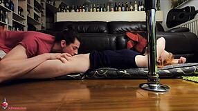 Slow Fucking Oral Fingering Blowjob On Floor Then Couch Action Scampering Away