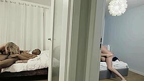 Amatör Irkarası BBC Dörtlü Parti Yabani Swinger'larla ve Dev Siklerle