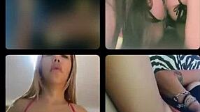 Instagram girls chat with sexy friends on webcam