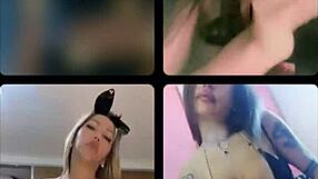 Instagram girls chat with sexy friends on webcam