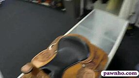 pretty amateur brunette gets anal from nasty pawn dude