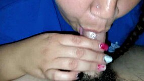 Mike-Ram, that BBW gives a sloppy blowjob to a big cock.