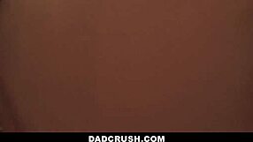 taylor may learns to touch her small 18+ tits and gets groped by stepdad in doggystyle on bed.