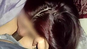 Sucking Redhead Neighbor's Dick