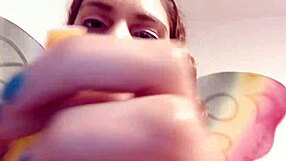 Ginger Paris Talks Dirty In Fairy Lingerie While Teasing Pussy!