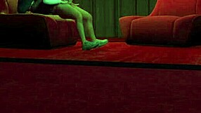 Blonde Psychologist Britt's Throat Destroyed in Rough Deepthroat Animation!