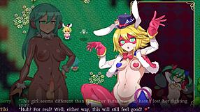 Vysává mechanický anděl Mage Kanade futa ptáka v hentai dungeonu?