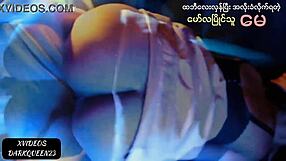 Asian beauty from Mawlamyine gets pounded hard