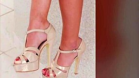 Wow! High Heels Fetish in Action!