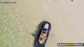 Blow jobs and big tits on a deserted island