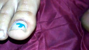 oh wow, that ebony footjob with cumshot on black feet is so intense and wild!