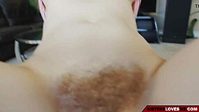 I can't believe I'm fucking my cute blonde stepsister with natural tits.