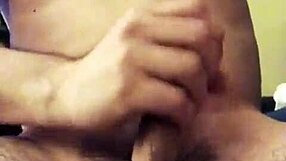 muscular guy unloads everywhere