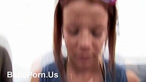 Couples passionately seduce teen 18+ girls