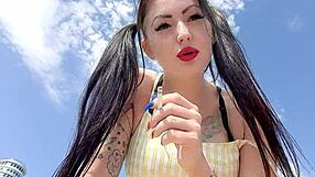 nika the dominatrix smokes and dominates with her sexy fetish