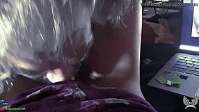 liz vicious presents angie bonita's shaved pussy feast in pov