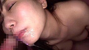 Wow, kinky Japanese teacher loves rough blowjobs and fingering!