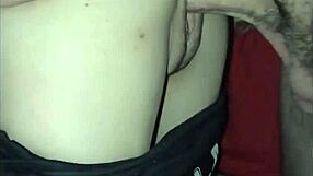 Within Seconds Of Sucking His Dick, Brunette Begs For Deep Anal.