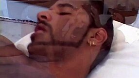 Hot latina pornstar gives blowjob then gets doggystyle ass fucking bent over