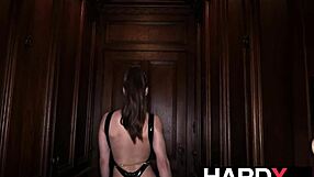 slutty sub bitch licks cum off the floor