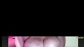 Hot Woman Flaunts Her Big Tits on Webcam