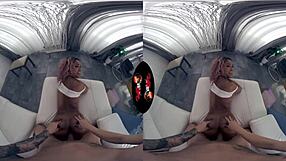 Tina Fire and her great chest and bubble ass get fucked in VR