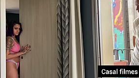 I fucked the pregnant indian milf hard in doggystyle to keep her quiet about us.