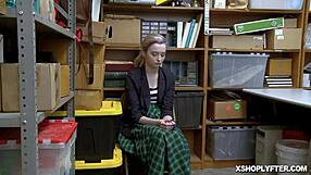 lp officer's big cock face fucks lexi lore at work. hardcore action in the office