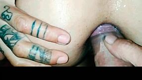 Couple enjoys intense anal fucking and cumming in ass