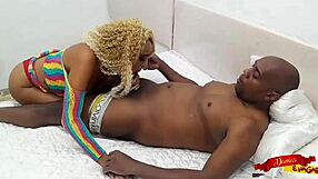 Teen Bent Over in Doggystyle with Mature Angolan for Intense Interracial Orgasm Release