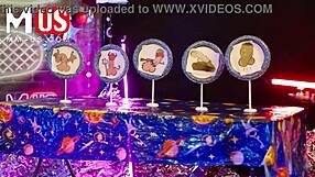 Hey, check out Jerkaoke with Jessie Pony and Bernard Sanchez in a wild orgy! It's total group chaos with kissing and teasing.