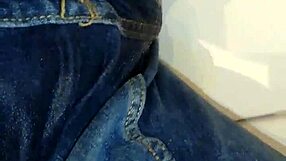 Woman Pees in Bathroom Stall