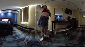 Scarlett Storm Undresses in VR Shower Striptease