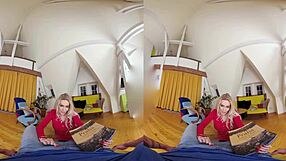 Czech VR Blonde with Huge Boobs Gets Fucked Hard