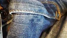 Woman Pees in Bathroom Stall