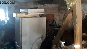 We got caught in an abandoned house, lesbian girls having intense orgasms.